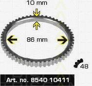 Кільце ABS Triscan 854010411 ціна, від 10.93 USD