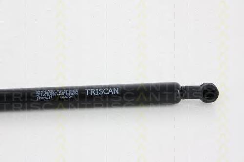Амортизатор кришки багажника Triscan 871028237