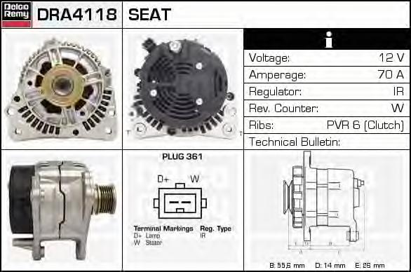 Генератор VALEO 200093 ціна, від 69.94 USD