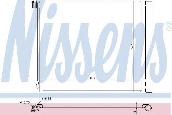 Радіатор охолодження кондиціонера Nissens 940339