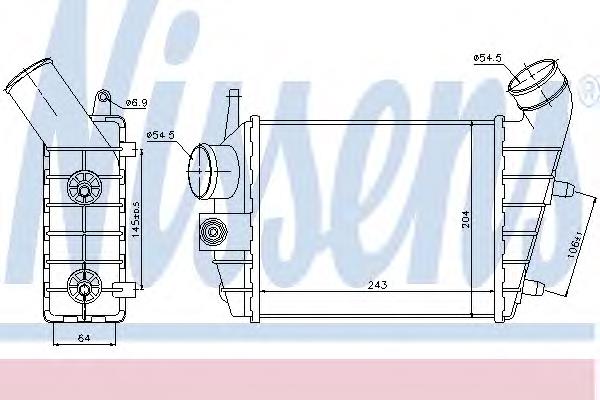 Інтеркулер AC630082 Maxgear