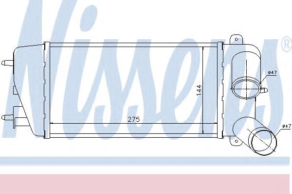 Купити 0384G2 Peugeot/Citroen Радіатор интеркуллера