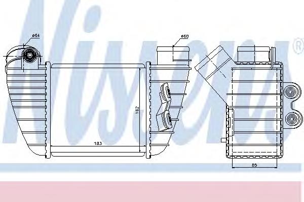 Система охолодження наддувочного повітря Nissens 96682 ціна, від 121.04 USD