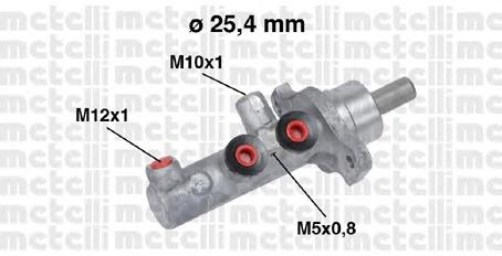 Циліндр головний гальма (Гідротормоз) Metelli 050570 ціна, від 61.88 USD