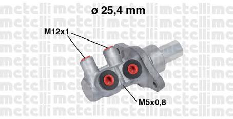 Головний гальмівний циліндр 050571 Metelli