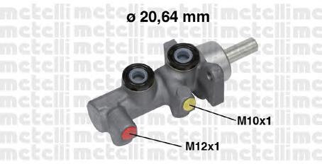Циліндр головний гальма (Гідротормоз) Metelli 050697 ціна, від 31.06 USD