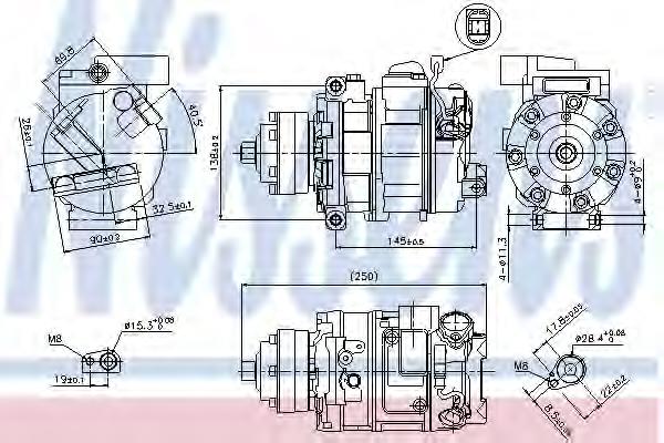 89418 Nissens Компресор холодоагенту