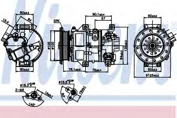 Насос кондиціонера Nissens 89309