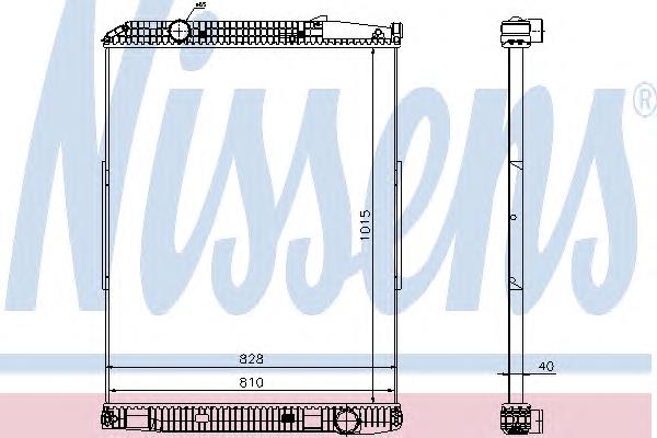 Радіатор охолодження NRF 50194