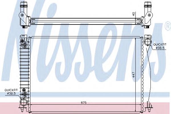 Радіатор основний VAG 4F0121251AH ціна, від 204.57 USD