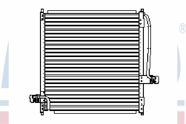 4098435 Ford радіатор кондиціонера
