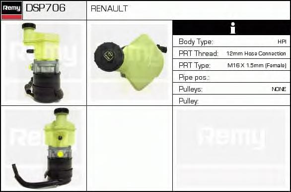 Насос ГУР DSP706 Delco Remy