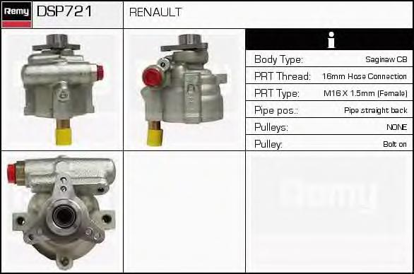 Насос гідропідсилювача керма (ГПК) DSP721 Delco Remy