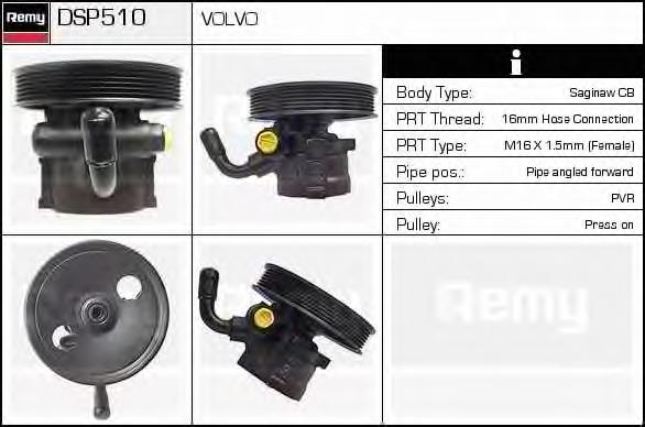 Насос гідропідсилювача керма (ГПК) DSP510 Delco Remy