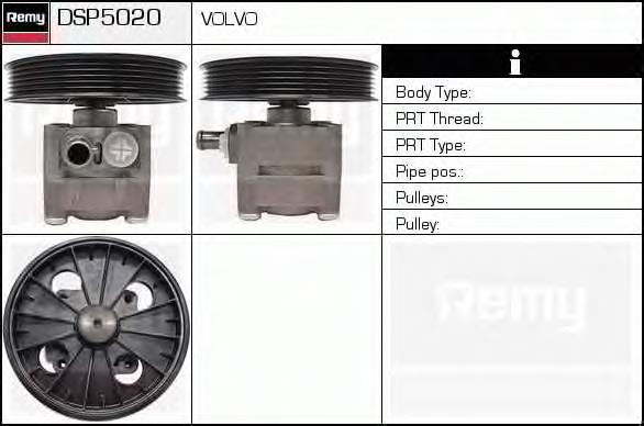 Насос гідропідсилювача керма (ГПК) DSP5020 Delco Remy