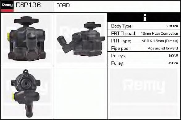 Насос гідропідсилювача керма (ГПК) DSP136 Delco Remy