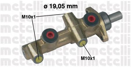Купити 050138 Metelli Головний гальмівний циліндр