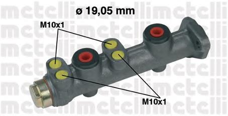 Циліндр головний гальма (Гідротормоз) Metelli 050150 ціна, від 24.98 USD