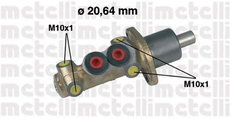 Купити 050059 Metelli Головний гальмівний циліндр