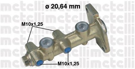 Купити 050090 Metelli Головний гальмівний циліндр