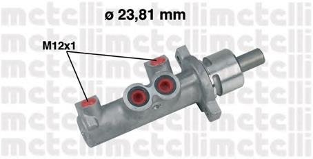 Циліндр головний гальма (Гідротормоз) Metelli 050366 ціна, від 37.13 USD