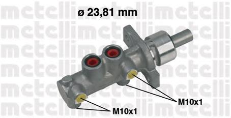 Циліндр головний гальма (Гідротормоз) Metelli 050377 ціна, від 49.46 USD