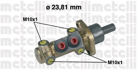 Циліндр головний гальма (Гідротормоз) Metelli 050398 ціна, від 43.92 USD