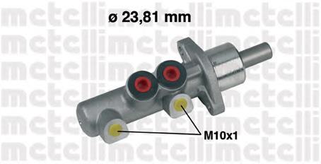 Циліндр головний гальма (Гідротормоз) Metelli 050259 ціна, від 42.34 USD