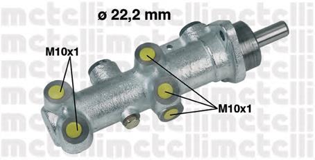 Циліндр головний гальма (Гідротормоз) Metelli 050241 ціна, від 36.84 USD
