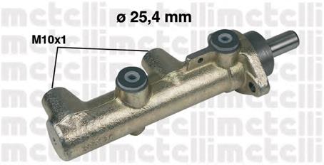 Циліндр головний гальма (Гідротормоз) Metelli 050236 ціна, від 53.77 USD