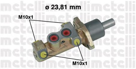 Циліндр головний гальма (Гідротормоз) Metelli 050325 ціна, від 50.47 USD