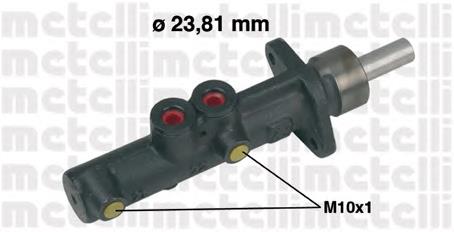 Циліндр головний гальма (Гідротормоз) Metelli 050308 ціна, від 43.67 USD