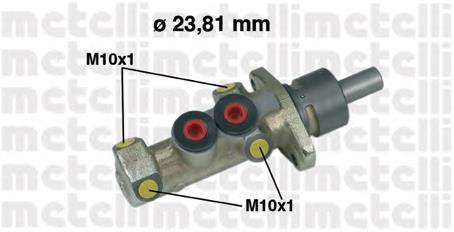 Циліндр головний гальма (Гідротормоз) Metelli 050299 ціна, від 39.40 USD