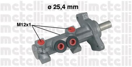 Циліндр головний гальма (Гідротормоз) Metelli 050618 ціна, від 44.34 USD