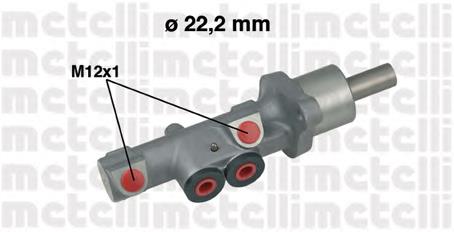 Циліндр головний гальма (Гідротормоз) Metelli 050534 ціна, від 50.34 USD