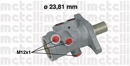 Циліндр головний гальма (Гідротормоз) Metelli 050556 ціна, від 76.59 USD