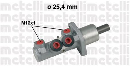 Циліндр головний гальма (Гідротормоз) Metelli 050606 ціна, від 65.42 USD
