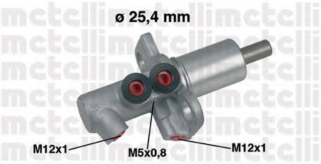 Головний гальмівний циліндр 050458 Metelli