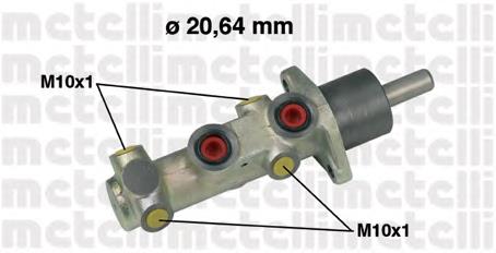 Циліндр головний гальма (Гідротормоз) ABS 61186 ціна, від 52.75 USD