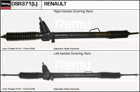 Рейка рульова DSR371L Delco Remy