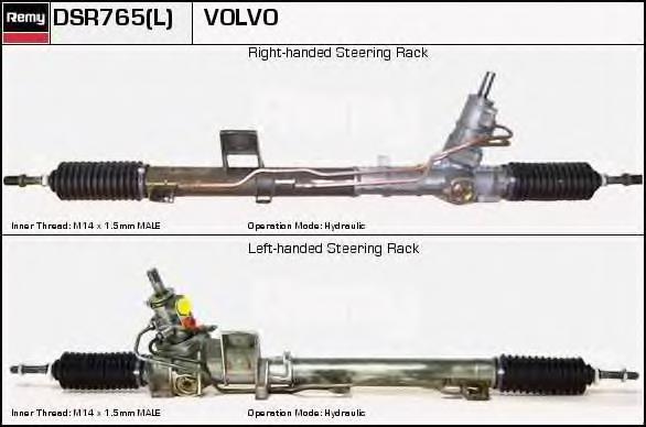 Рейка рульова DSR765L Delco Remy