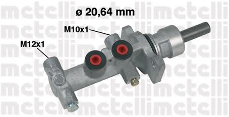 Циліндр головний гальма (Гідротормоз) Metelli 050553 ціна, від 64.04 USD