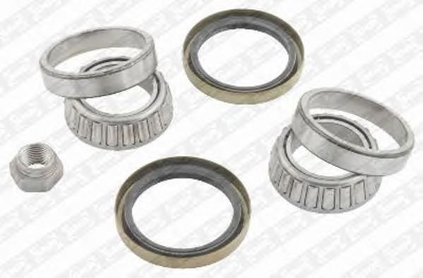 Комплект підшипник маточини передньої SNR R17201 ціна, від 17.09 USD