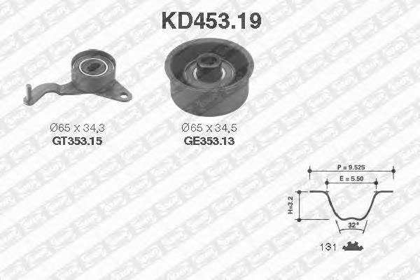 Купити KD45319 SNR ГРМ ремень