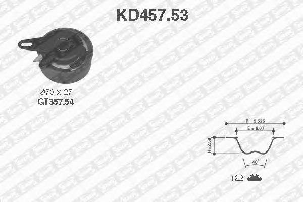 KD45753 SNR комплект грм