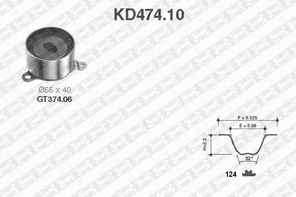 KD47410 SNR комплект грм