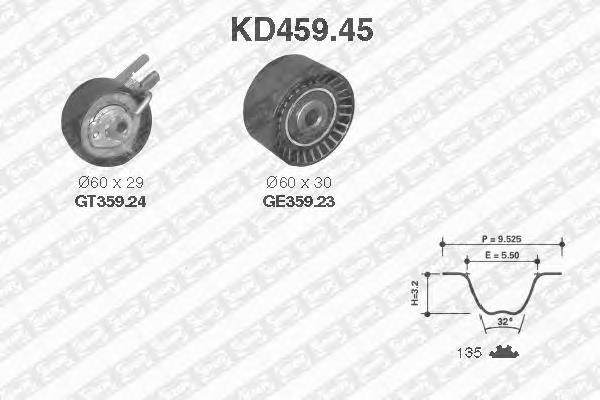 Комплект ГРМ KD45945 SNR
