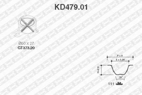 KD47901 SNR комплект грм