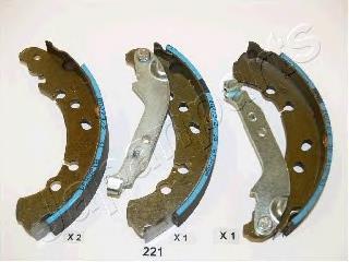 Гальма робочі задні ножні і гальмівні барабани Japan Parts GF221AF