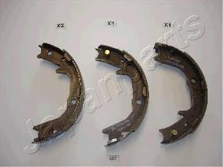 Колодки ручника GF507AF Japan Parts